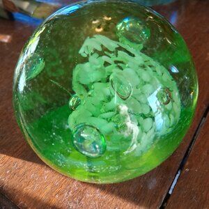 Vintage Altaglass paperweight made in Medicine Hat